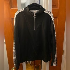 Black Victoria’s Secret quarterzip